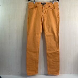 Lucky Brand Women’s Charlie Skinny Jeans Tangerine Orange Size 10/30